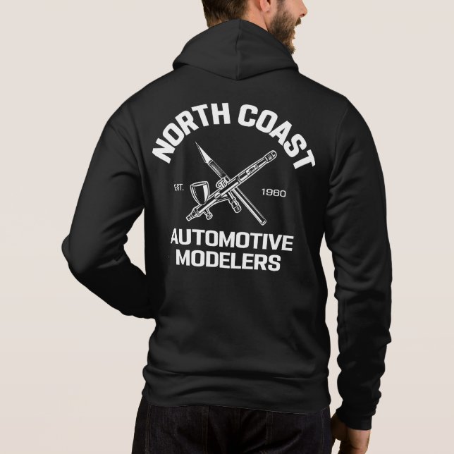 NCAM Cross Zipup Hoodie (Back)