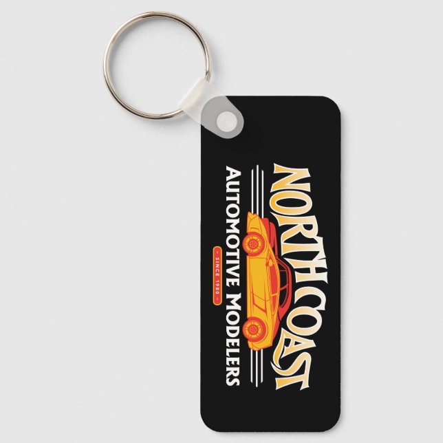 NCAM Keychain Metal Rectangle (Front)