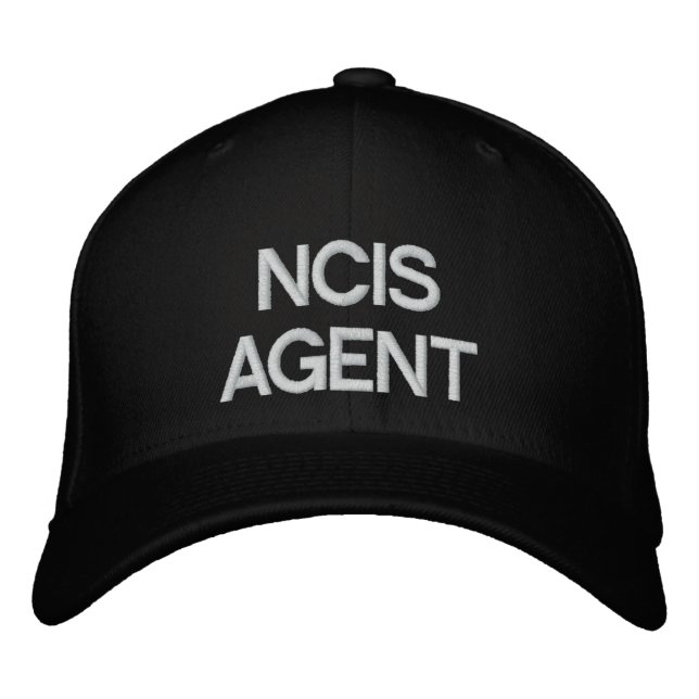 NCIS AGENT EMBROIDERED BASEBALL CAP (Front)