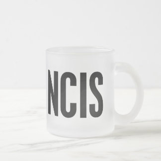 NCIS FROSTED GLASS COFFEE MUG