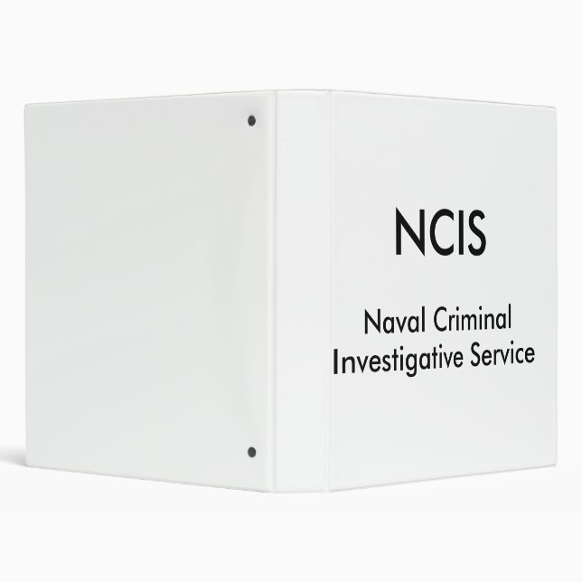 NCIS, Naval Criminal, Investigative Service Binder (Background)