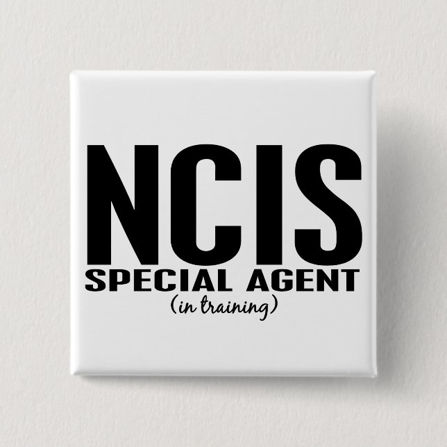 NCIS Special Agent In Training 1 Button (Front)