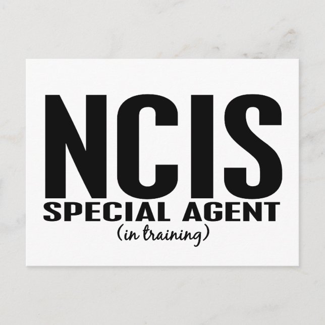 NCIS Special Agent In Training 1 Postcard (Front)
