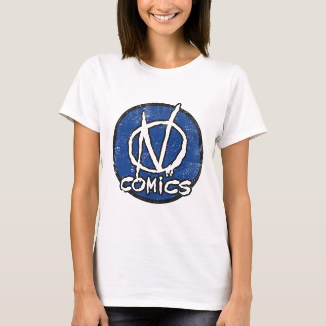 NComics Logo Distressed T-Shirt (Front)