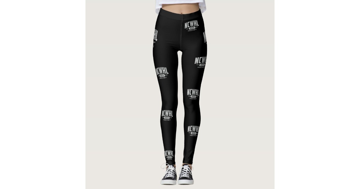 NCWHL Leggings - Black | Zazzle