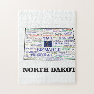 ND WORD STATE JIGSAW PUZZLE