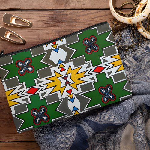 Ndebele Traditional Attire African Tribal Art Chic Accessory Pouch