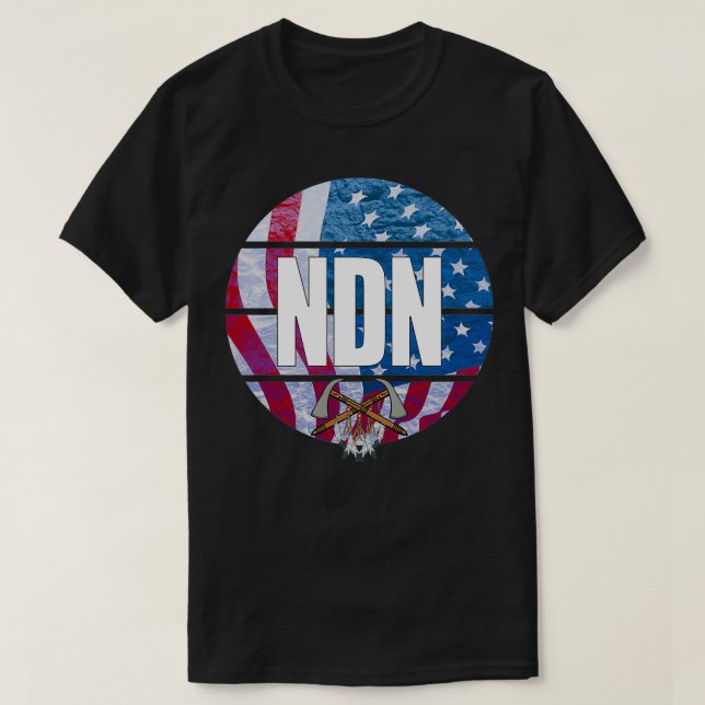 NDN Native American design  T-Shirt (Design Front)