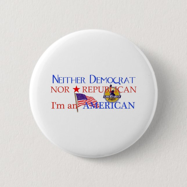 ndnr libertarian button (Front)