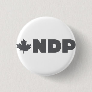 NDP Alternative Logo Pinback Button