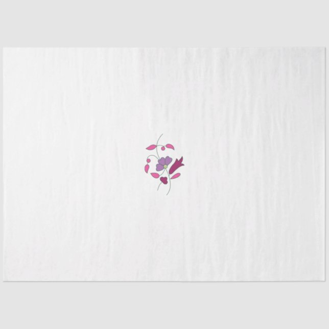 Ndrrmc Style, Soft Purple, Jazzberry Jam Tissue Paper (Front)