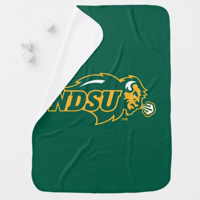 NDSU Bison Baby Blanket (In Situ)