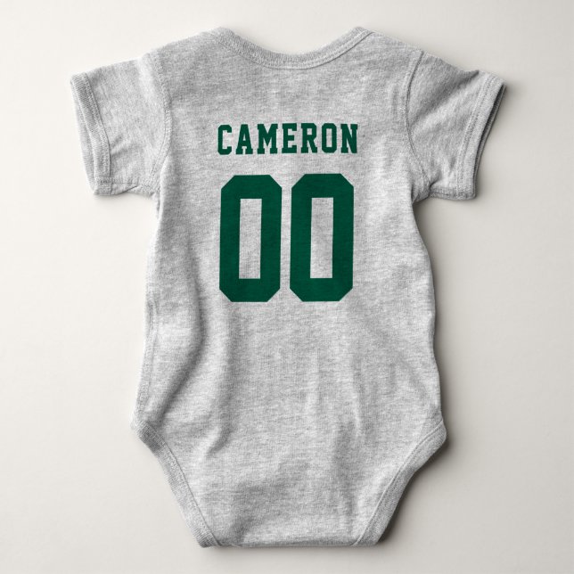 NDSU Bison Baby Bodysuit (Back)