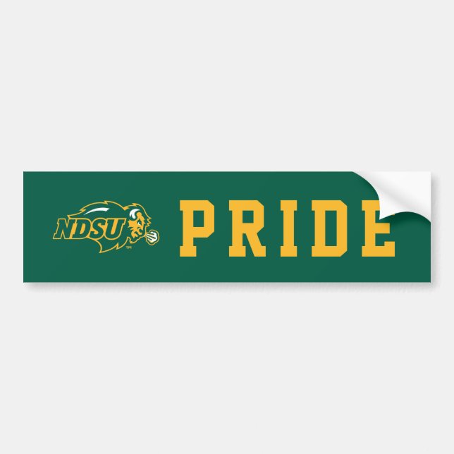 NDSU Bison Bumper Sticker (Front)