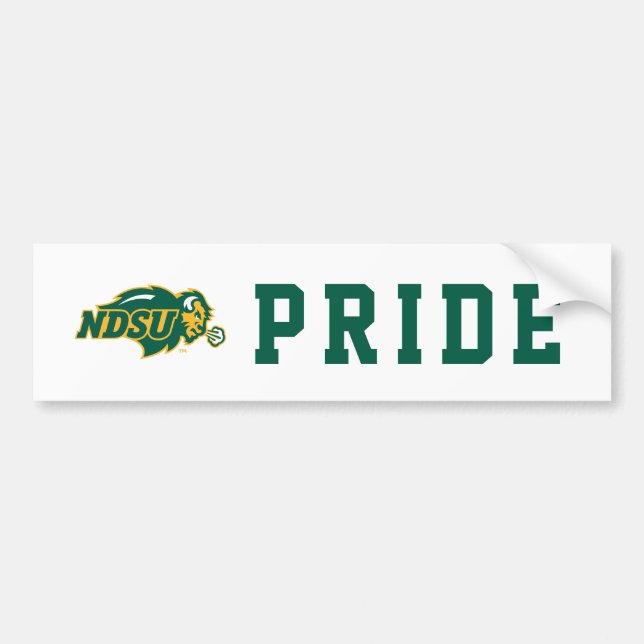 NDSU Bison Bumper Sticker (Front)