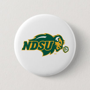 NDSU Bison Button