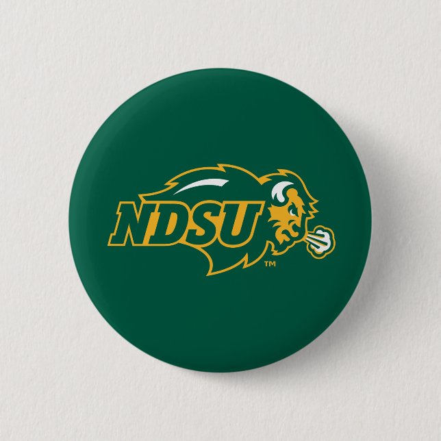 NDSU Bison Button (Front)