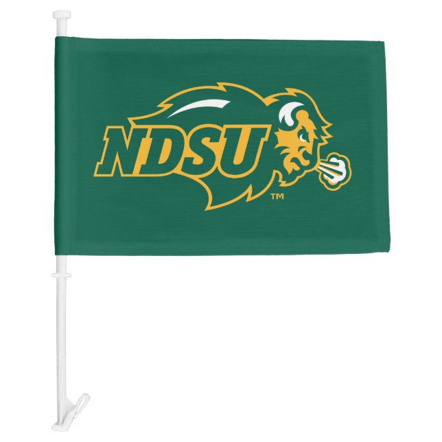 NDSU Bison Car Flag (Front)