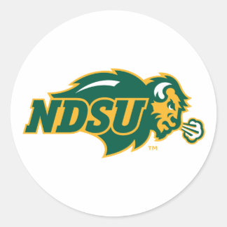 NDSU Bison Classic Round Sticker