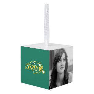 NDSU Bison Cube Ornament