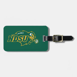 NDSU Bison Distressed Luggage Tag