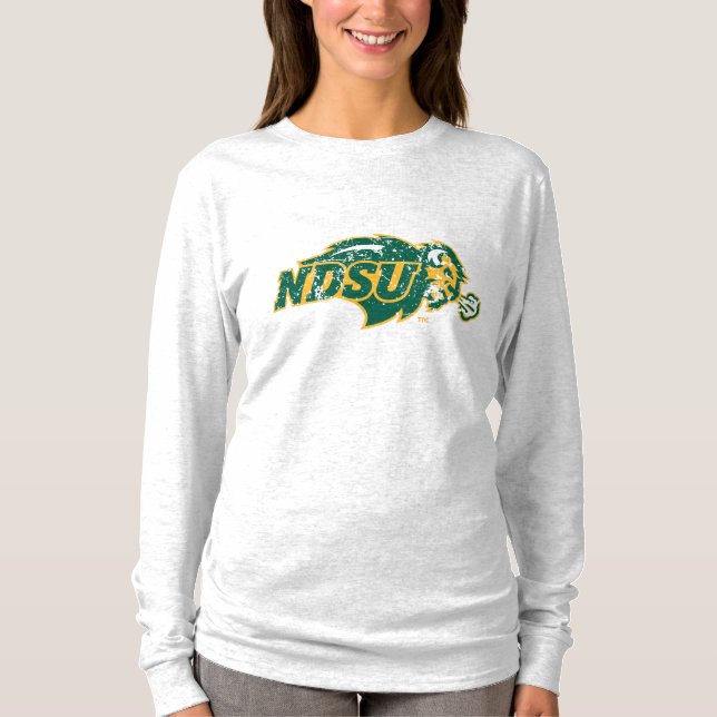 NDSU Bison Distressed T-Shirt (Front)