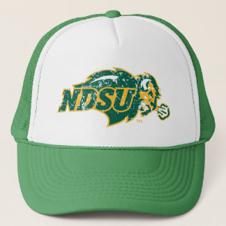 NDSU Bison Distressed Trucker Hat