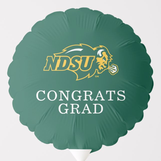 NDSU Bison Graduation Balloon (Front)