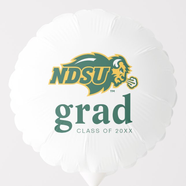 NDSU Bison Graduation Balloon (Front)