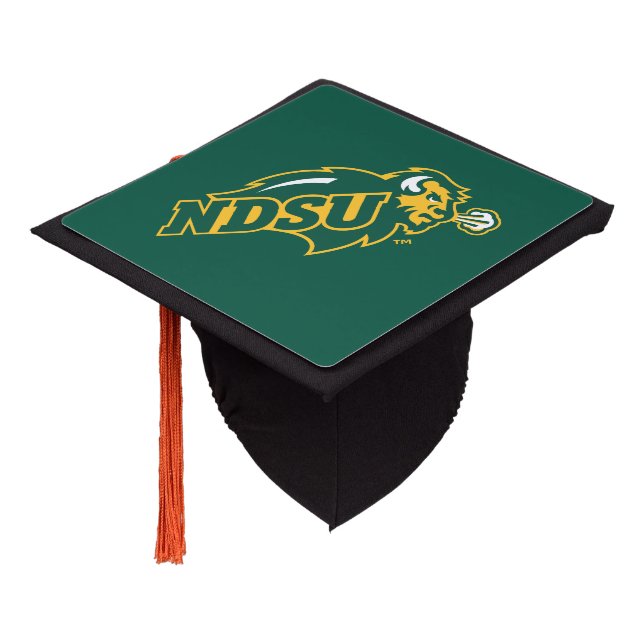 NDSU Bison Graduation Cap Topper (Angled)