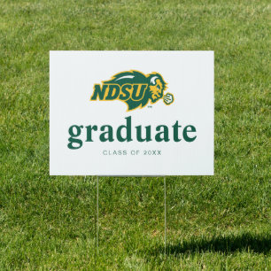 NDSU Bison Graduation Sign