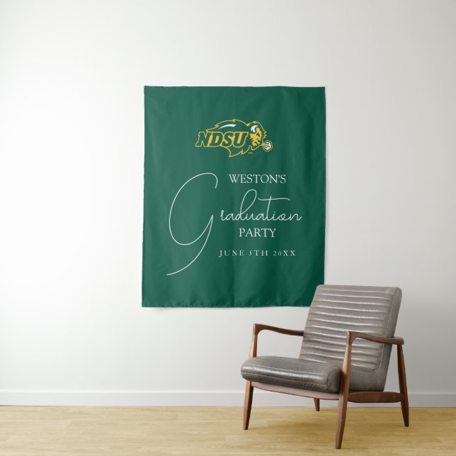 NDSU Bison Graduation Tapestry (In Situ)