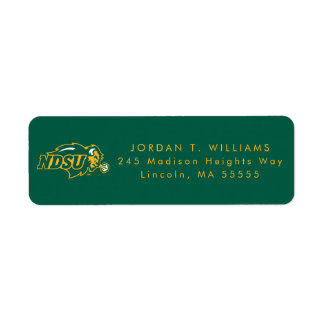 NDSU Bison Label