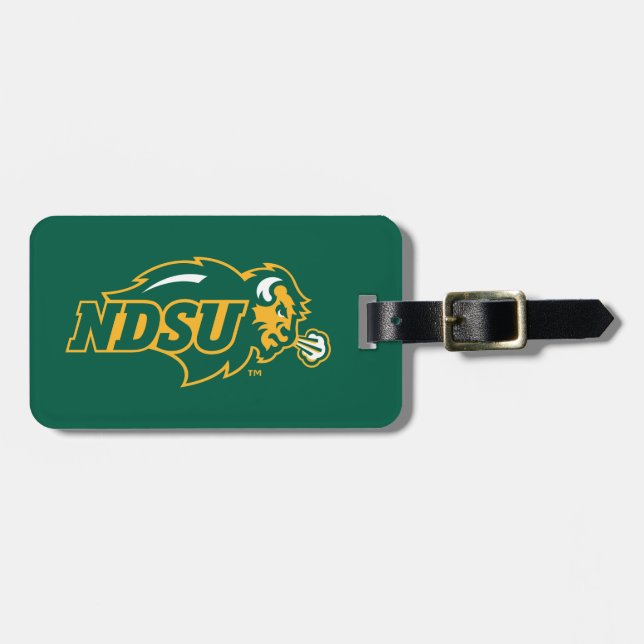 NDSU Bison Luggage Tag (Front Horizontal)