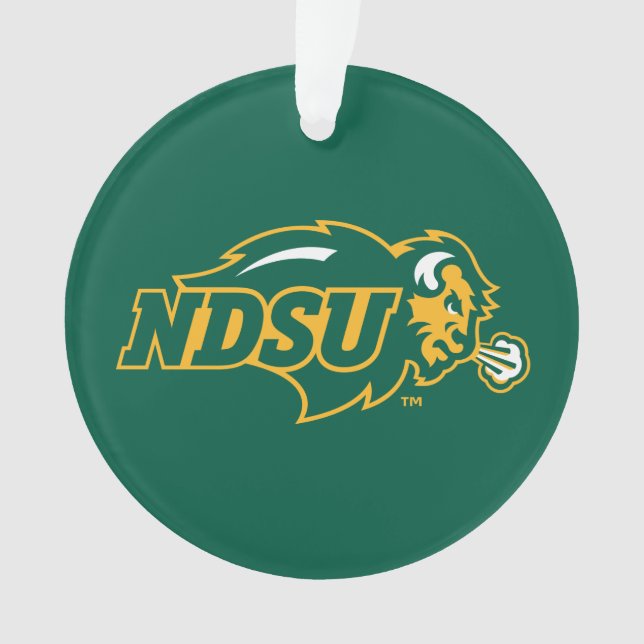 NDSU Bison Ornament (Front)
