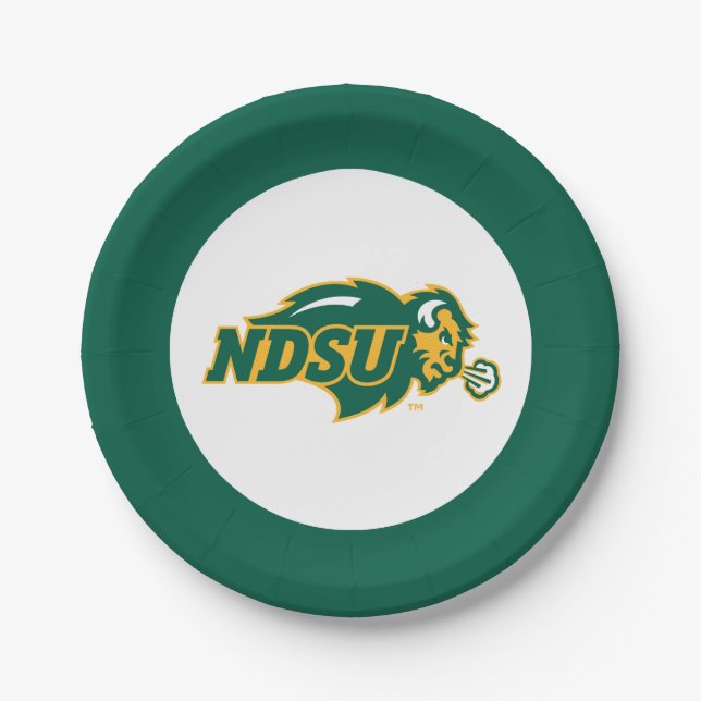 NDSU Bison Paper Plates (Front)
