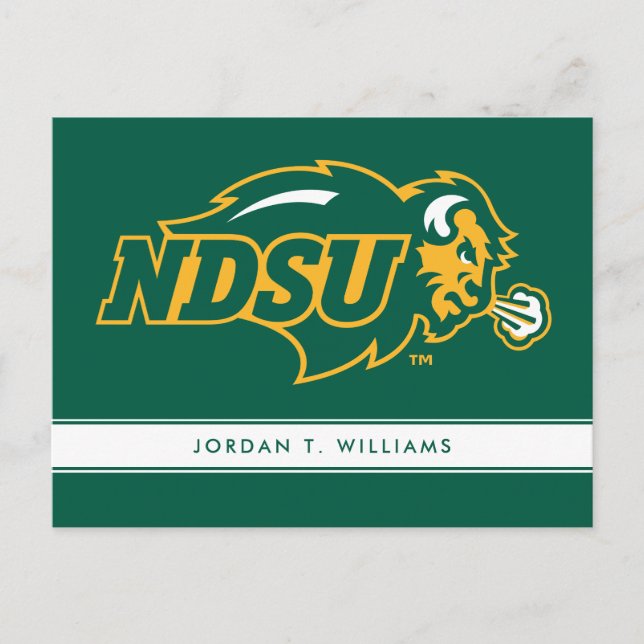 NDSU Bison Postcard (Front)