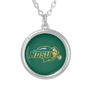 NDSU Bison Silver Plated Necklace