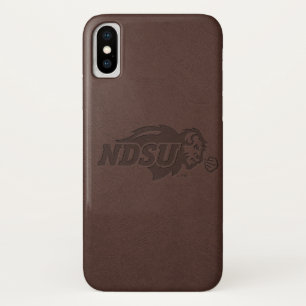 NDSU Leather iPhone X Case