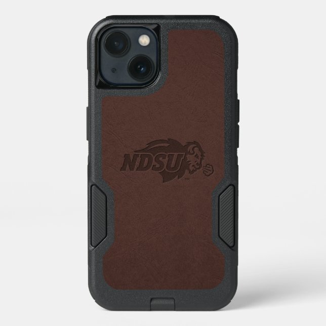 NDSU Leather Otterbox iPhone Case (Back)
