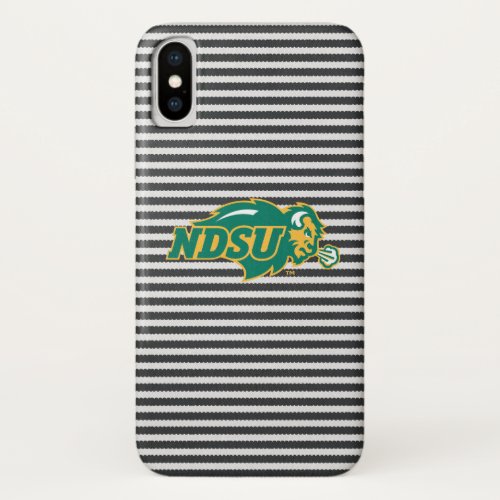 NDSU Logo Denim iPhone X Case