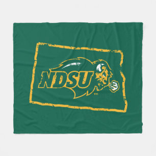 NDSU State Love Fleece Blanket