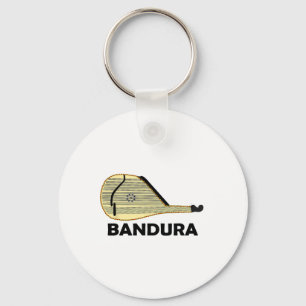 Ndura - Ukrainian Instrument Kobza Ukraine Folk Mu Keychain