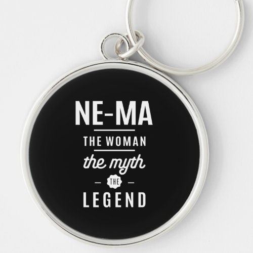 Ne_Ma The Woman The Myth The Legend Keychain