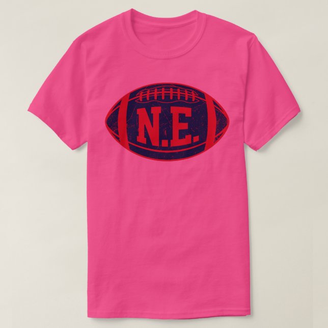 NE Retro  Red T-Shirt (Design Front)