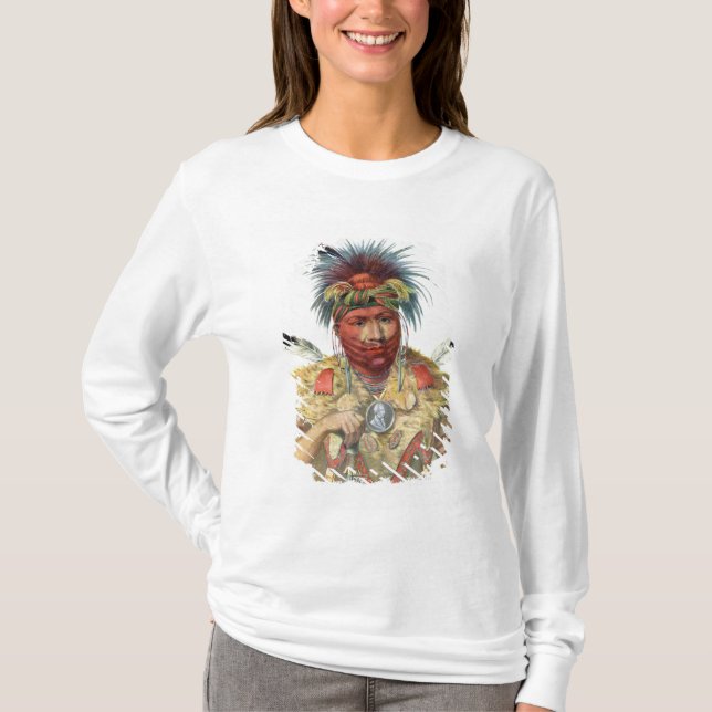 Ne-Sou-A-Quoit, a Fox Chief T-Shirt (Front)