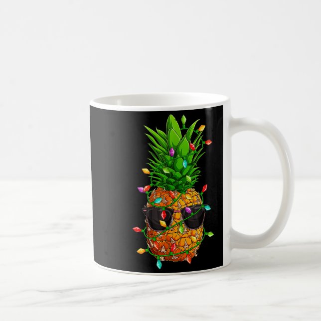 Ne Sungles Lights July Trocal Christmas Hawaiian  Coffee Mug (Right)