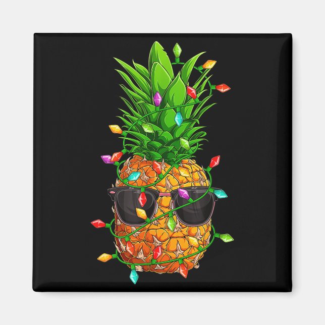 Ne Sungles Lights July Trocal Christmas Hawaiian  Magnet (Front)