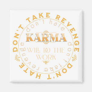 Ne Te Venge Pas Citation Inspiration Message Magnet