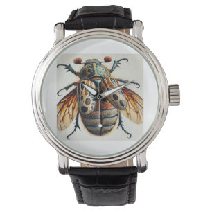 Nealcidion beetle 100924IREF224 - Watercolor Watch